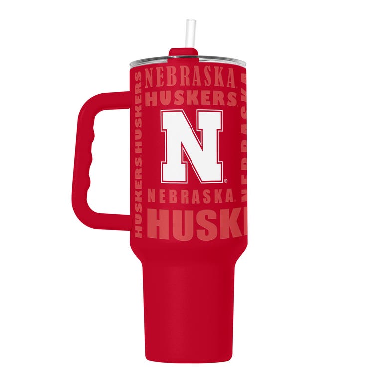 Nebraska Huskers Powdercoat Replay Tumbler 40oz