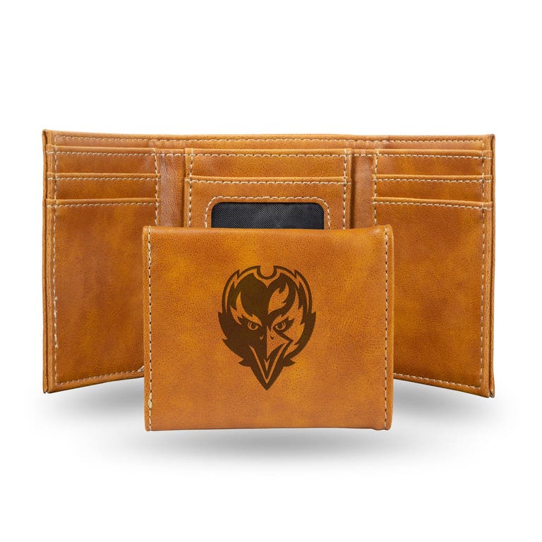 Baltimore Ravens Laser Engraved Trifold Leather Wallet