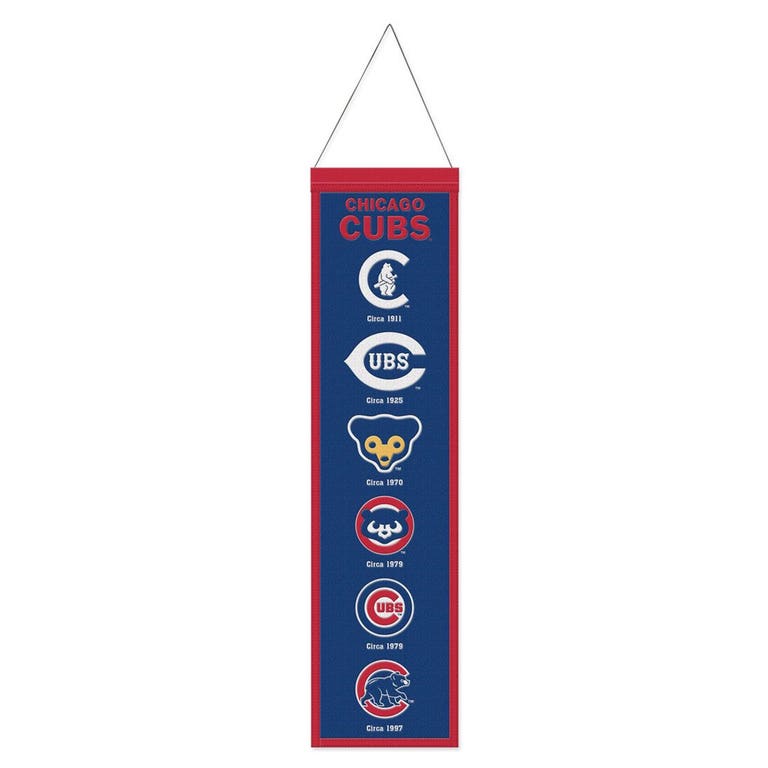 Chicago Cubs Wool Evolution Banner 8x32"
