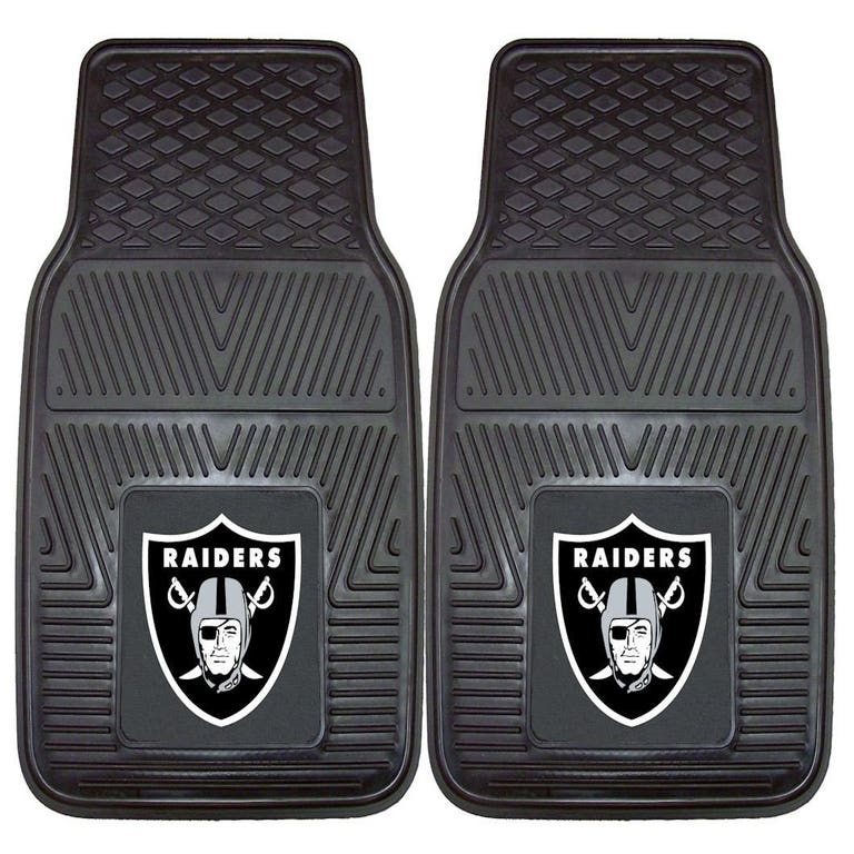 Las Vegas Raiders Heavy Duty 2 Piece Vinyl Car Mats