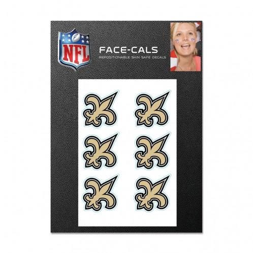 New Orleans Saints Face Cals Tattoos