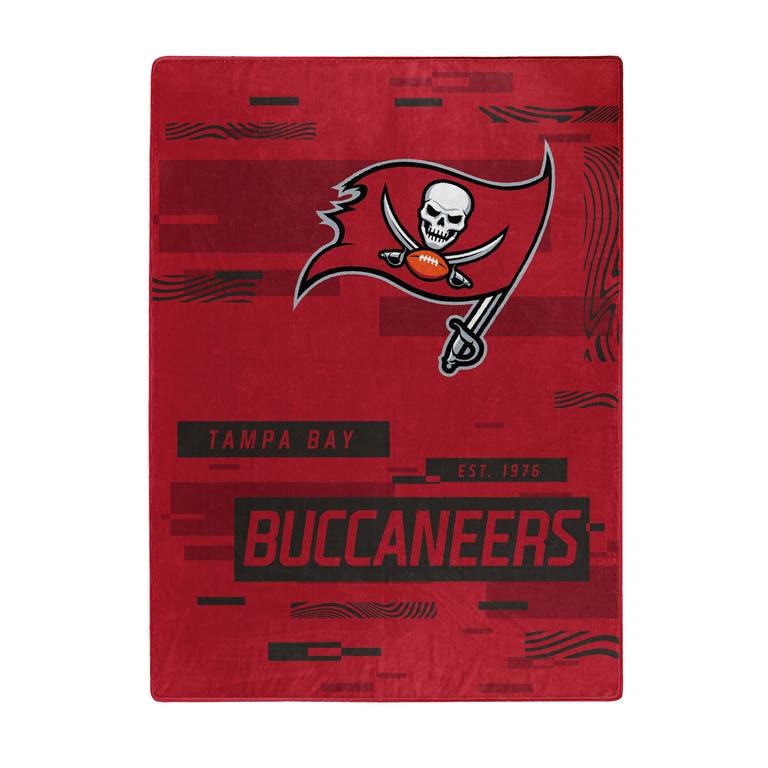 Tampa Bay Buccaneers Digital Design Raschel Blanket 60x80"