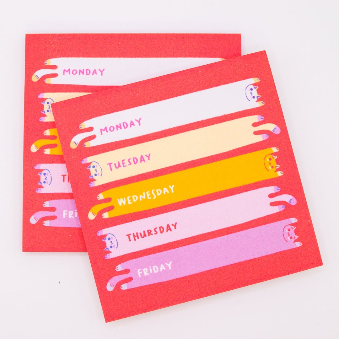Daily Meowlist Sticky Notes