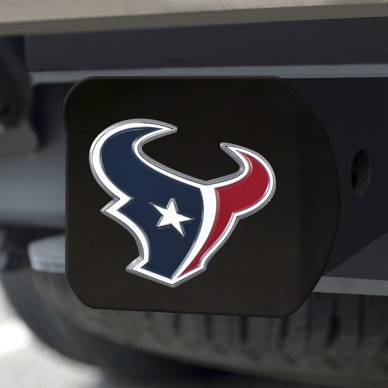 Houston Texans Black Chrome Hitch Cover