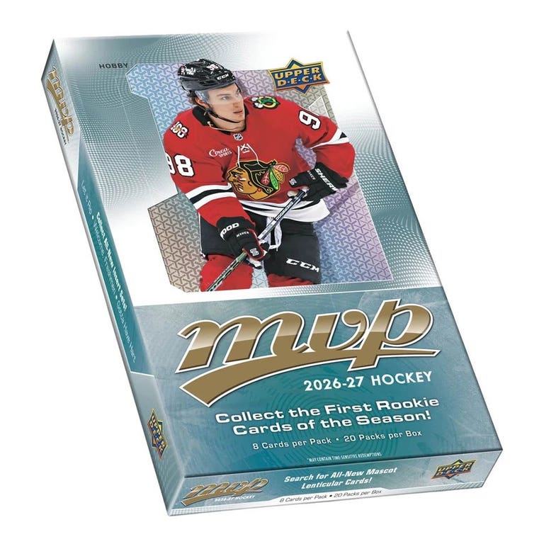2026/27 Upper Deck MVP Hockey Hobby Box