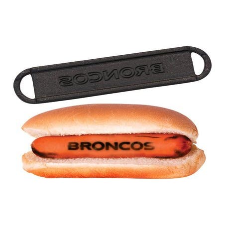 Denver Broncos Hot Dog Brander