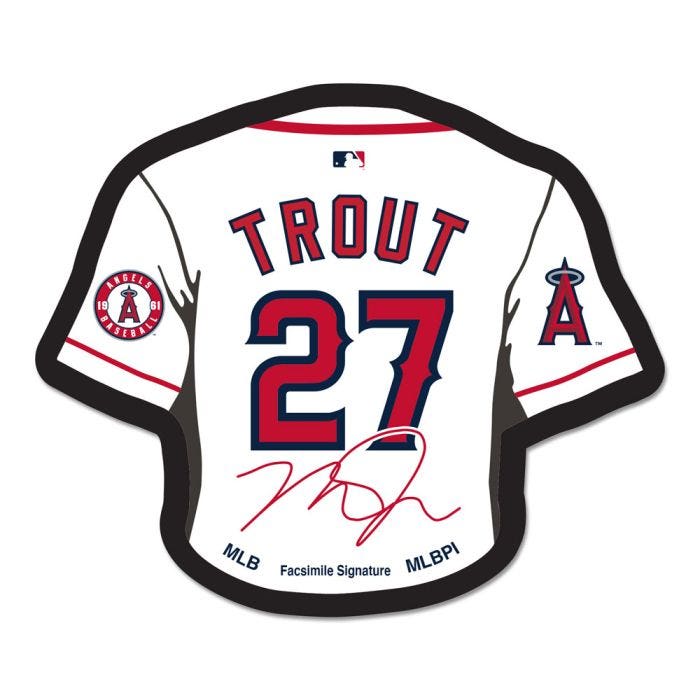 Los Angeles Angels Mike Trout Signature Collectors Jersey Pin