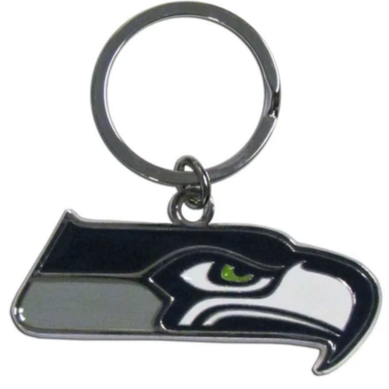 Seattle Seahawks Mega Chrome Keychain