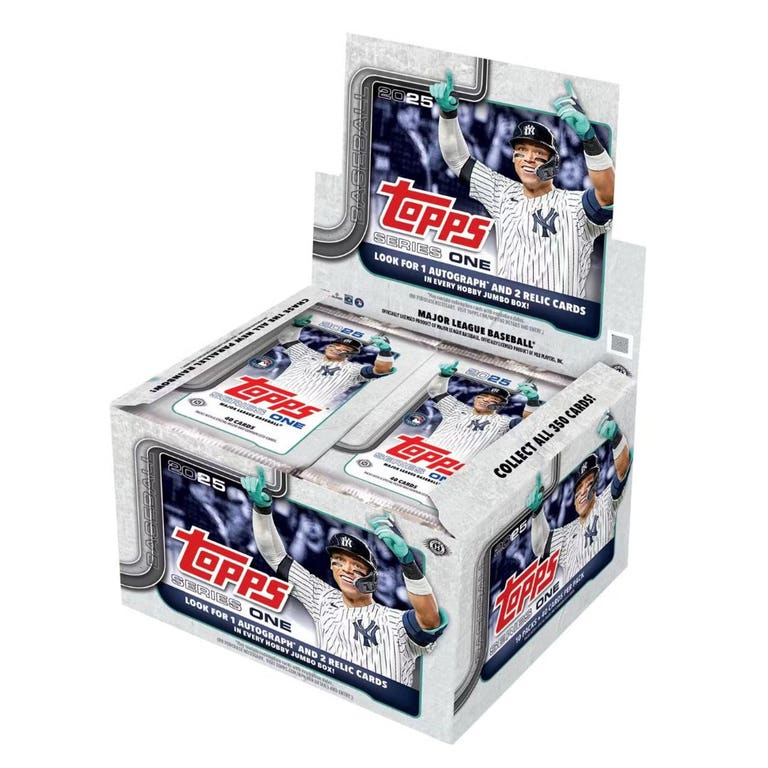 2025 Topps Series One Baseball Hobby Jumbo Box